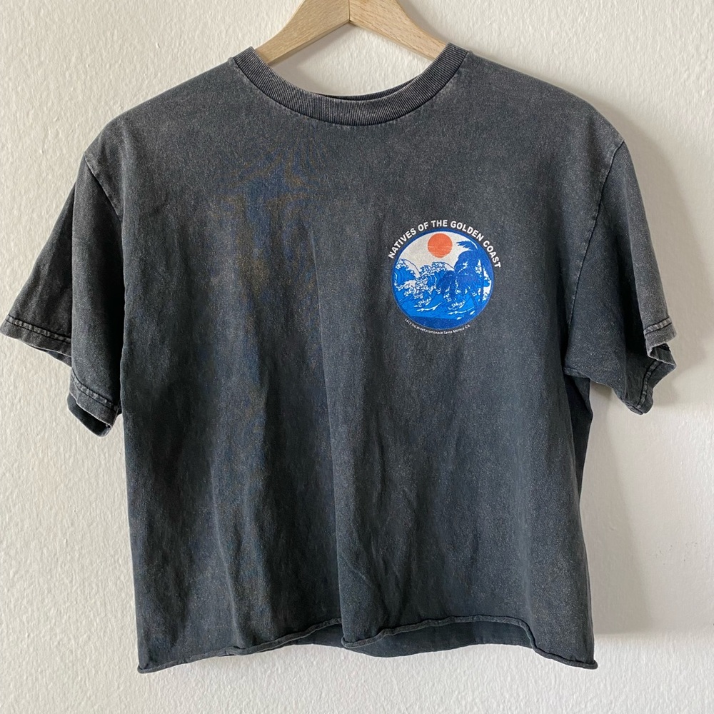 Grey Graphic T Brandy Melville Size OS